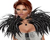 black n white feather