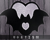 Grey Bat Heart ﹗