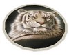{S}white tiger rug round