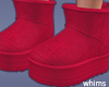 Cozies Boots Red