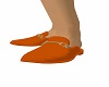(F) Orange Loafers