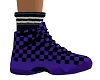 Purple checks kicks