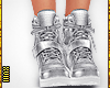 ! Silver W. Sneakers