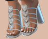 E* Sasha Silver Heels