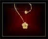 [RMQ]Gold Rose Necklace