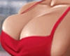 LV-♛ Busty Crop Red