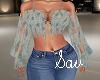 Boho Jean Set-Green