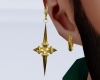 M! Gold Cross Earcuffs