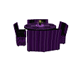 purple dinette set