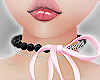 ! black pearls + ribbon