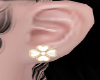 Earring 1 Hearts White