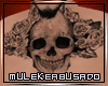 Mlk' Tattoo skull black