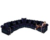 Blue 7 pose Sectional