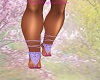 Lilac Crochet Slippers