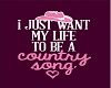 Country Song Poster