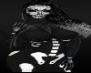 Black White Skeleton Lady Halloween Costumes Animated SUITs