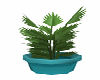 Potted Plant 2 in Teal