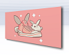 kawaii bunny shoe art