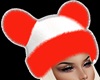 RED AND WHITE WINTER HAT