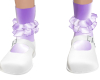 White Shoes Purple Socks