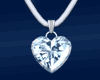 (Q)  Diamond Heart Neckl