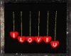 [xo]hanging love hearts