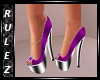 Elegant Purple Lady Heel