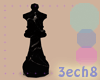 Chess Queen Black Marble