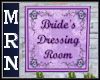 Purp Bride's Room Sign
