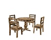 rustic table & chairs
