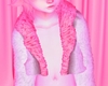 S! Kawaii Fur Coat Pink