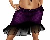 PURPLE DENIM SKIRT