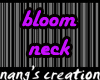 [ng] flower neck purple