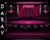 black pink rose room