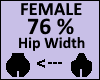 Hip Scaler 76% Female