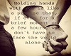 HOLDING HANDS