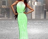 Long Elegant Green Dress
