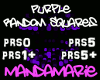 Purple Random Squares
