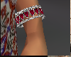 (L) red diamond bracelet