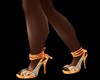 orange chaussure