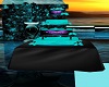 Teal and Black Cake