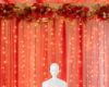 Red backdrop background
