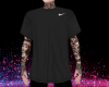 Black T-Shirt, tatooM121