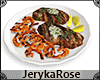 [JR]Steak & Shrimp Plate