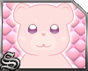 Cute teddy bear pink [A]