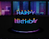 xLx Neon Birthday Cake