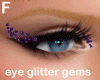 purple dark eyeliner gem