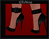 ~GT~ Black  buckle Heels