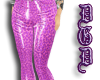 Purple Pleather Leopard