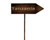 Direction sign Tanzania